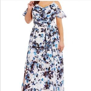 Eliza j cold shoulder dress